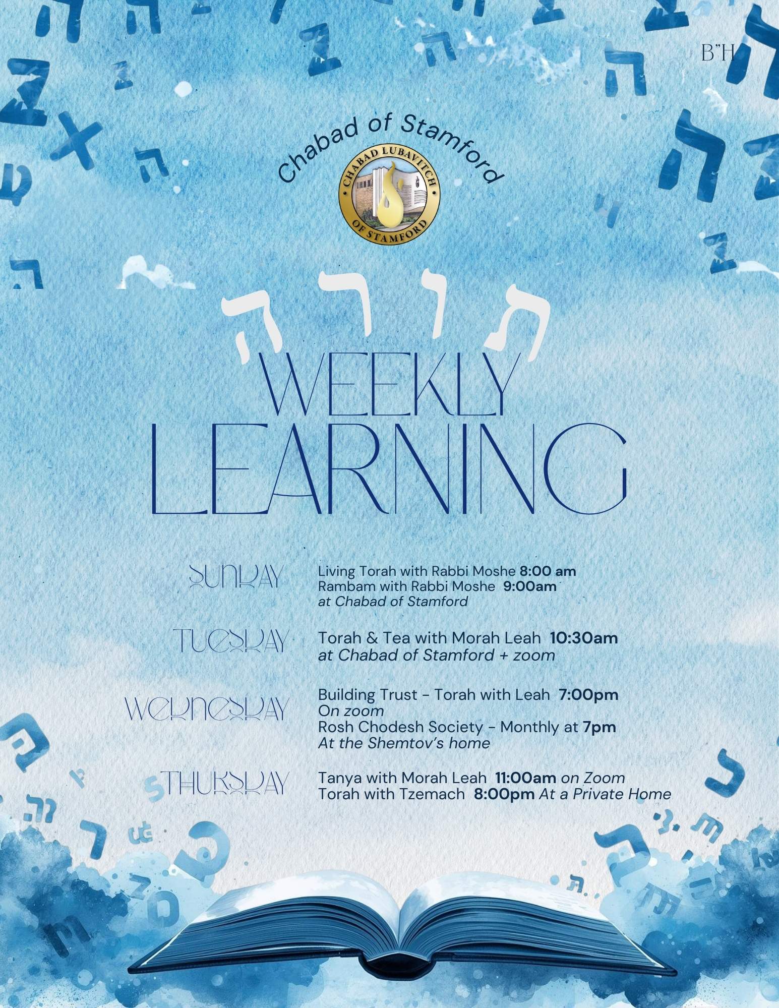 Adult Education | CHABAD OF STAMFORD - JEWISH CENTER FOR LIFE AND LEARNING
