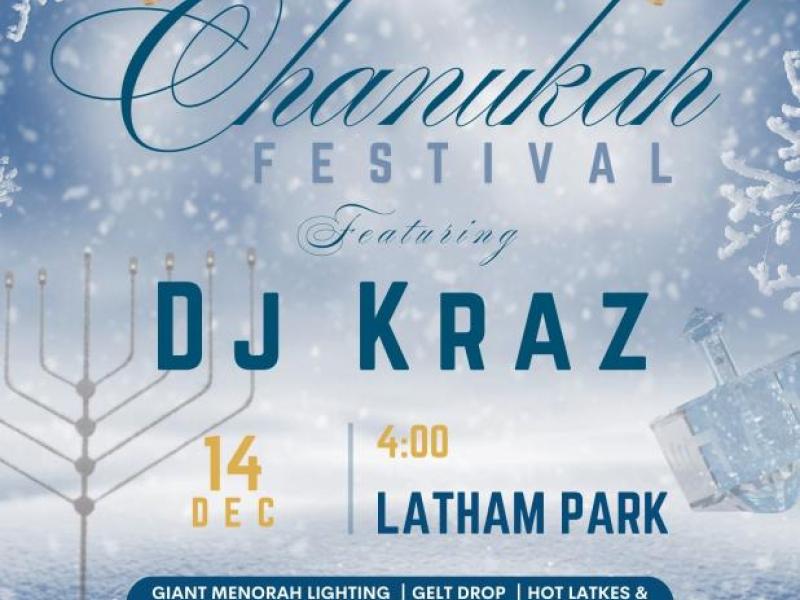 Chanukah Festival - Sunday, Dec 14 at 4pm