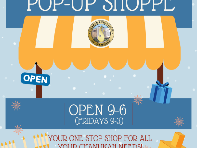 Chanukah Shoppe - Open Daily from 9am