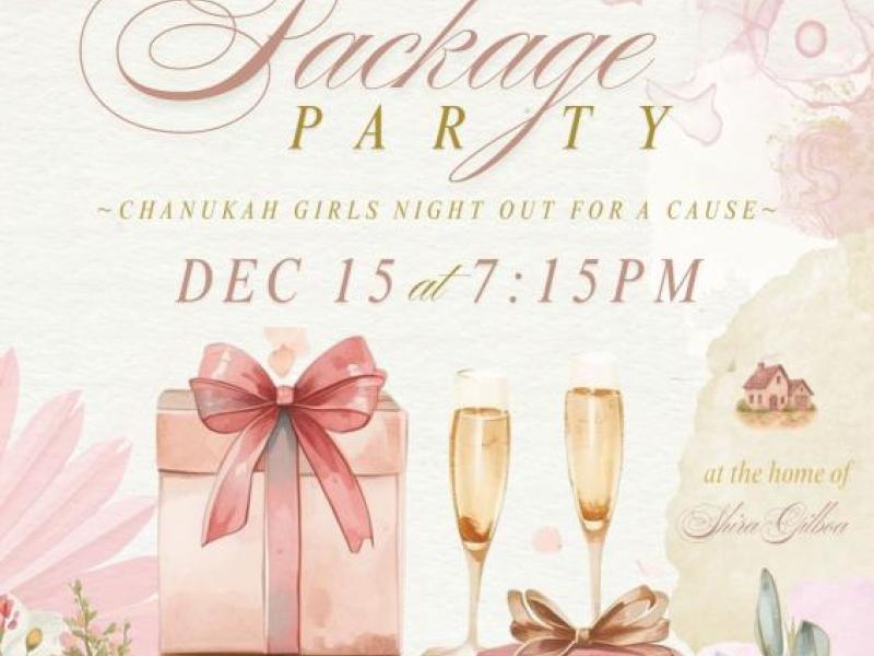 JWC Chanukah Package Party - Monday Dec 15 at 7:15pm