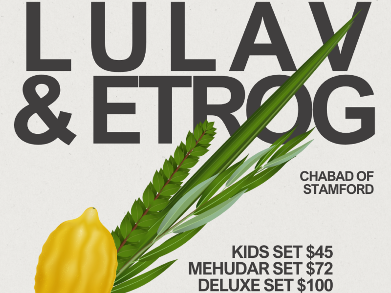 Buy Your Lulav and Etrog