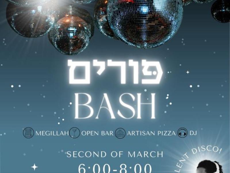 The Purim Bash - Monday Feb 2 at 6pm
