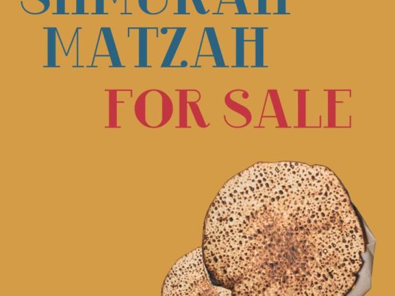 Order Your Shmurah Matzah