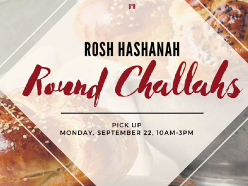 Order Round Challahs for Yom Tov